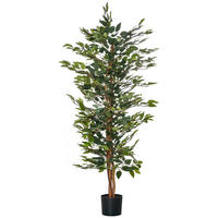 KUNSTPFLANZE DE-08594 150 cm im Topf Grün - Grün, Kunststoff (150cm) - ComfortXL