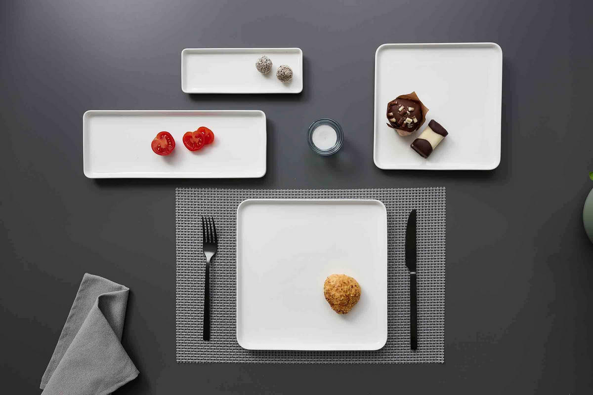 SERVIERPLATTEN Skagen weiß 30,5 x 11,5 cm 6er Set - Weiß, Keramik (11.5/2/30.5cm) - Ritzenhoff Breker