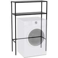 WASCHMASCHINENVERBAU Metall Schwarz - Schwarz, Metall (81/125/30cm) - CLP