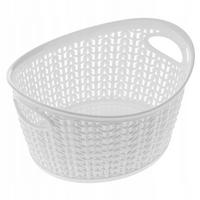 KUNSTSTOFFKORB 1,5L, weiß - Weiß, Kunststoff (21/16cm) - KADAX
