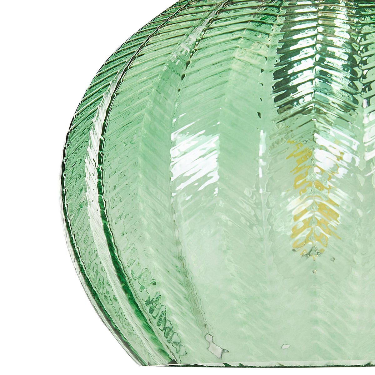 HÄNGELEUCHTE Keila 23/23/74 cm - Grün, Glas (23/23/74cm) - Beliani