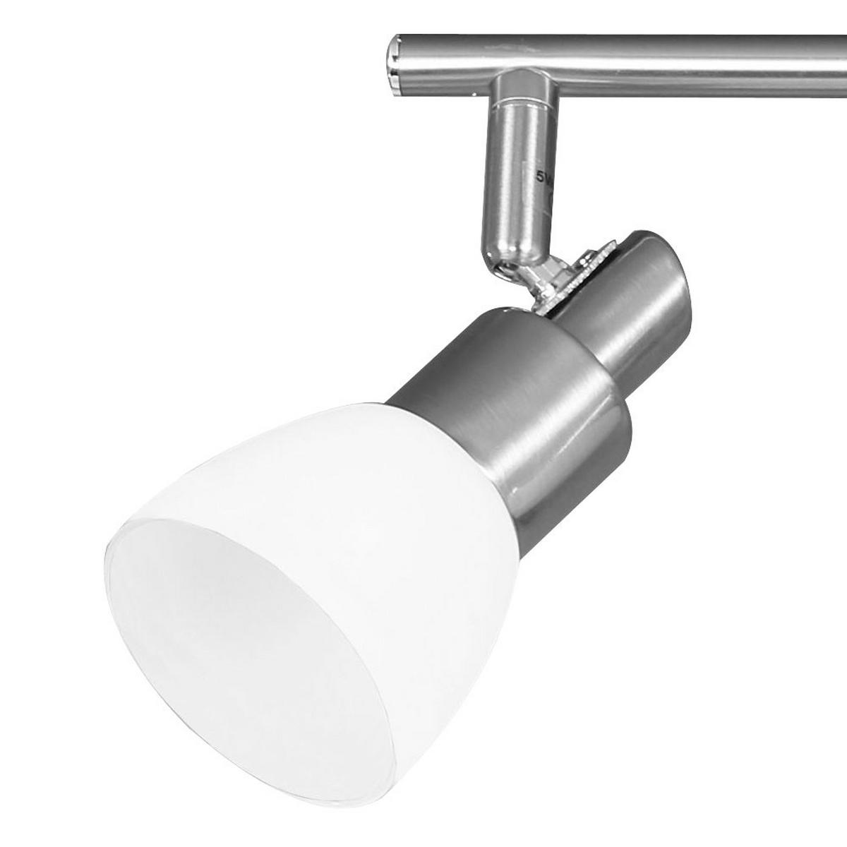 LED DECKENLEUCHTE EVE Silber matt - Silberfarben, Glas (72/71/20cm) - Wofi