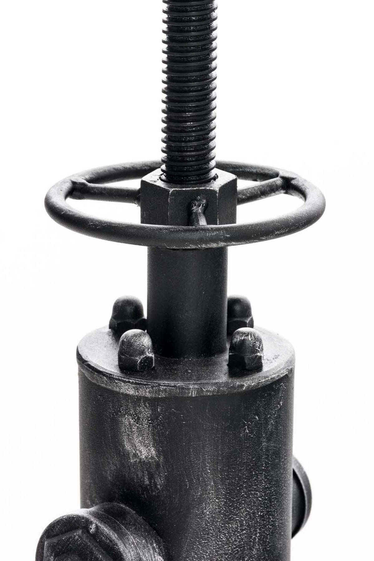BARHOCKER Metall Antik Silber - Silberfarben, Metall (33/59/33cm) - CLP