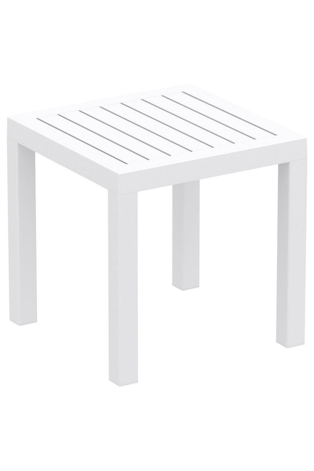 GARTENTISCH/BEISTELLTISCH Ocra weiß - Weiß, Kunststoff (45/45/45cm) - TPFGarden