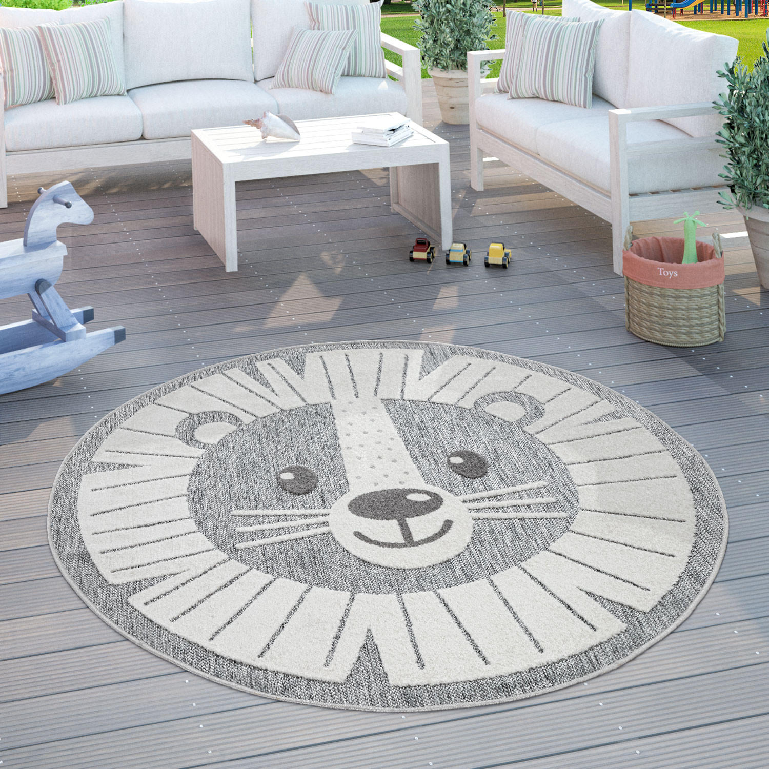 KINDERTEPPICH 200/200 cm Tweet 464 - Grau, Textil (200/200cm) - Paco Home