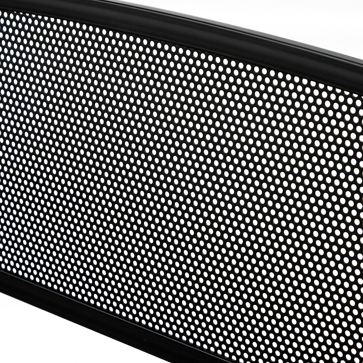 GARTENBANK DE-17746 3-Sitzer mit ergonomischer Rückenlehne Schwarz - Schwarz, Metall (127/87/60cm) - ComfortXL