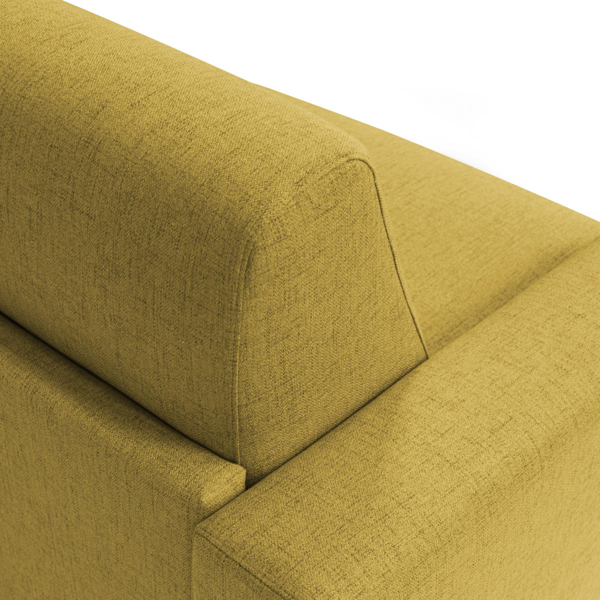 SCHLAFSOFA Nixon - Gelb, Textil (220/93/96cm) - Divani.store