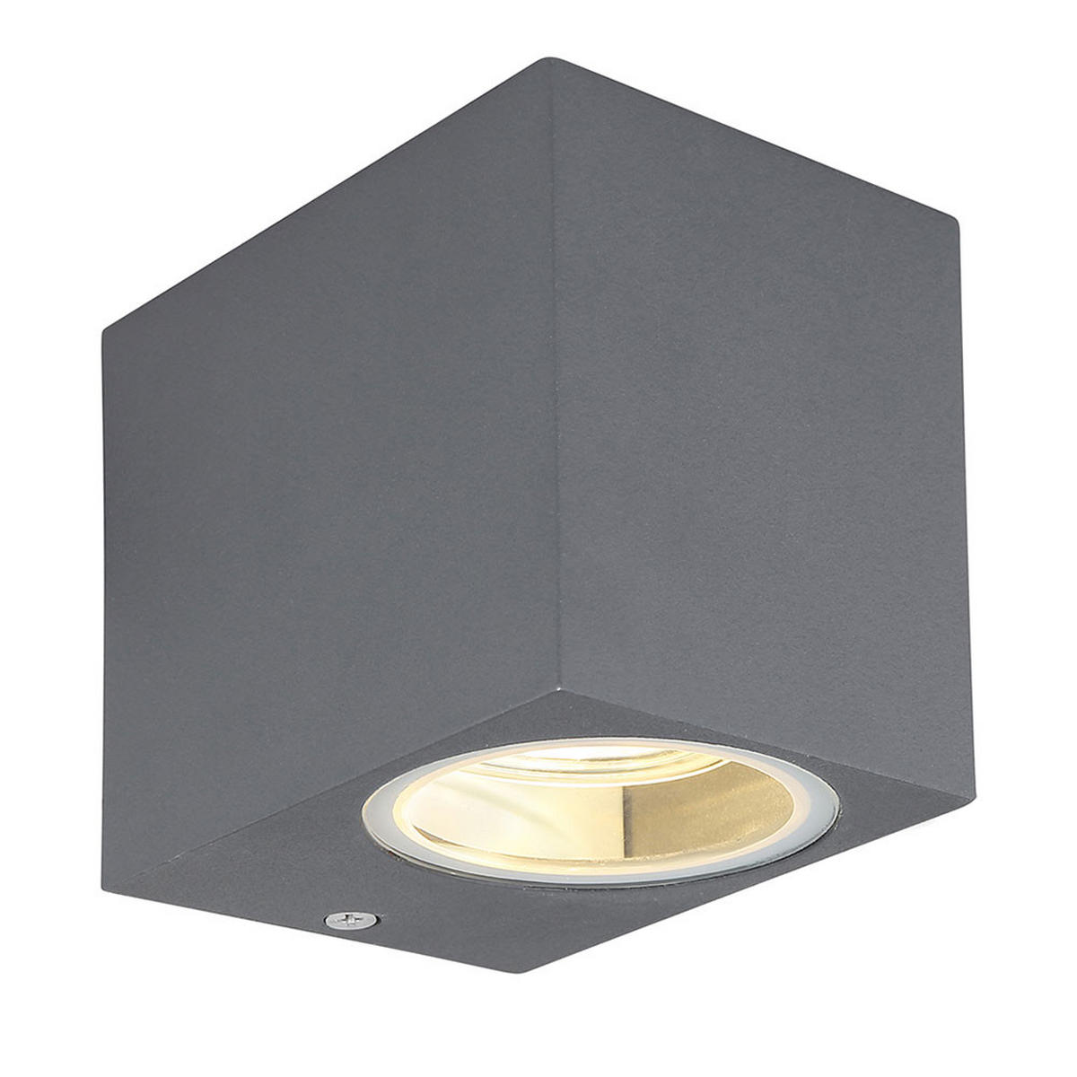 AUSSEN-WANDLEUCHTE Anthrazit Glas 2er Set - Anthrazit, Glas (6.8/8.1/9.2cm) - Globo Lighting
