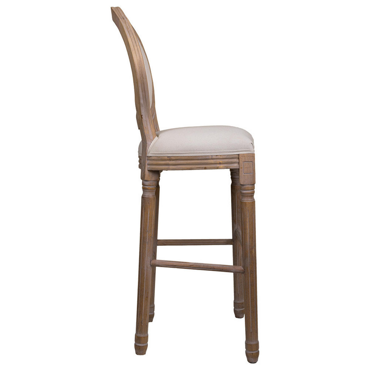 HOCKER 52x46x116 cm - Beige, Naturmaterialen (52/116/46cm) - Wanderlust