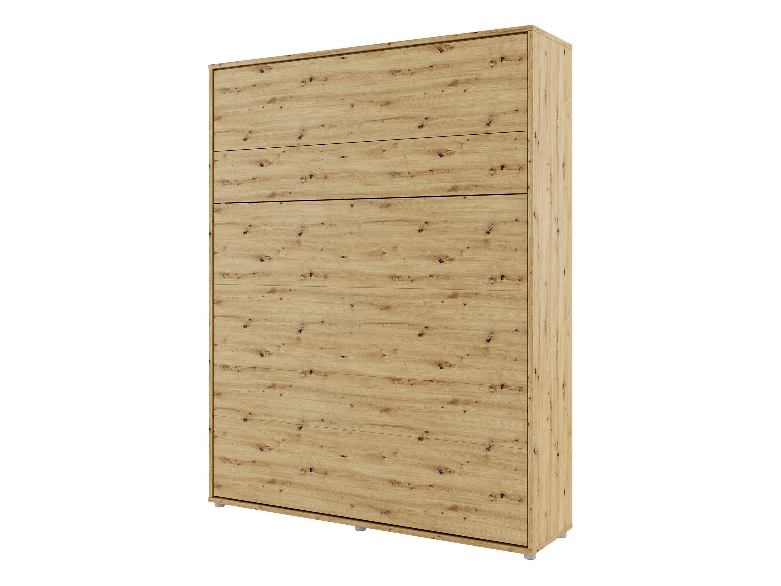 SCHRANKBETT Bed-Concept BC-12 160x200 - Eiche Artisan/Grau, Holz/Holzwerkstoff (160/200cm) - MIRJAN24