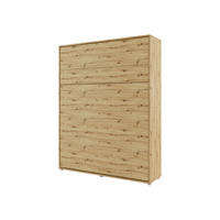 SCHRANKBETT Bed-Concept BC-12 160x200 mit zwei LED-Lampe - Eiche Artisan/Grau, Holz/Holzwerkstoff (160/200cm) - MIRJAN24
