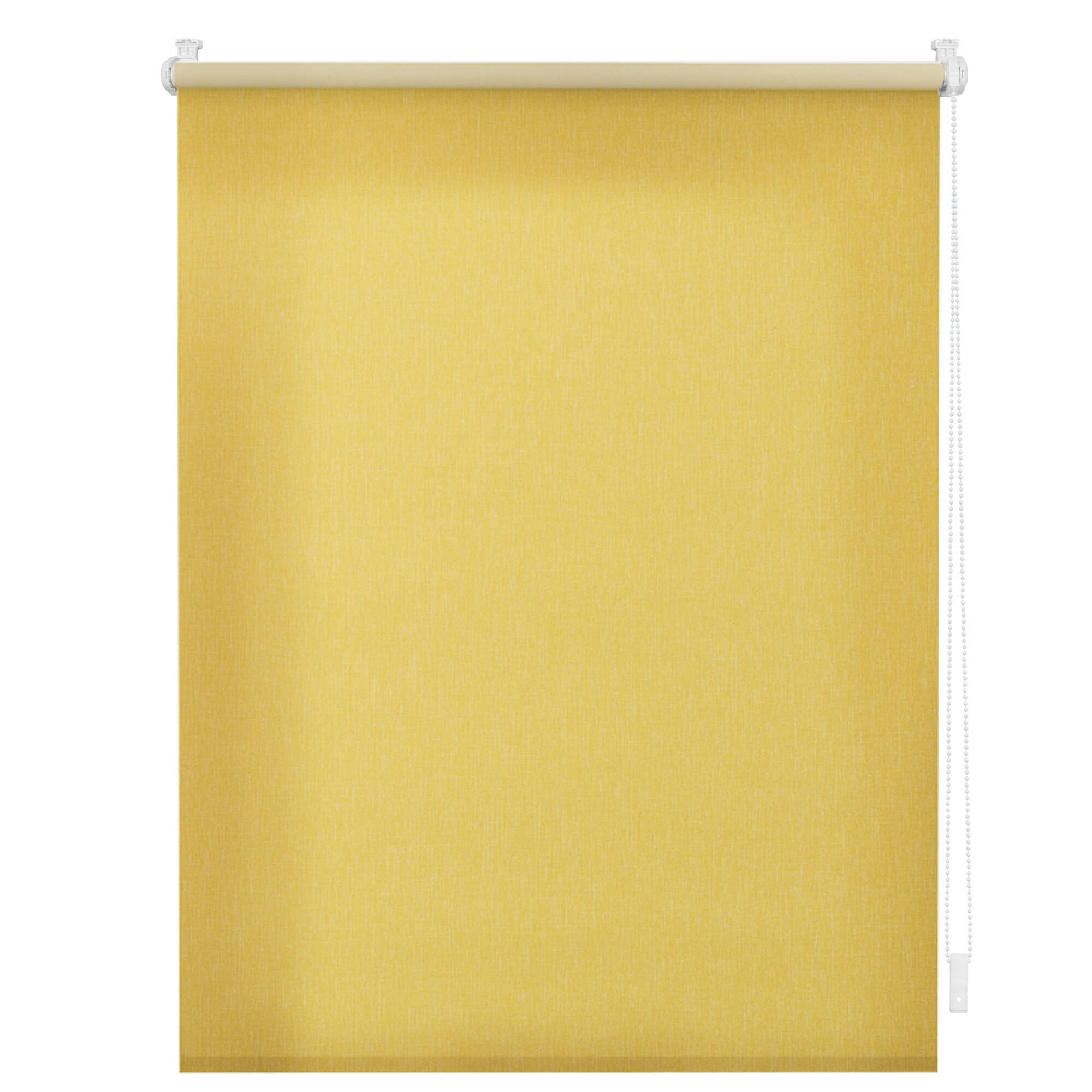 THERMO-ROLLO MADRID OHNE BOHREN, LICHTDURCHLÄSSIG - Gelb, Kunststoff (80/190cm) - Lichtblick Original