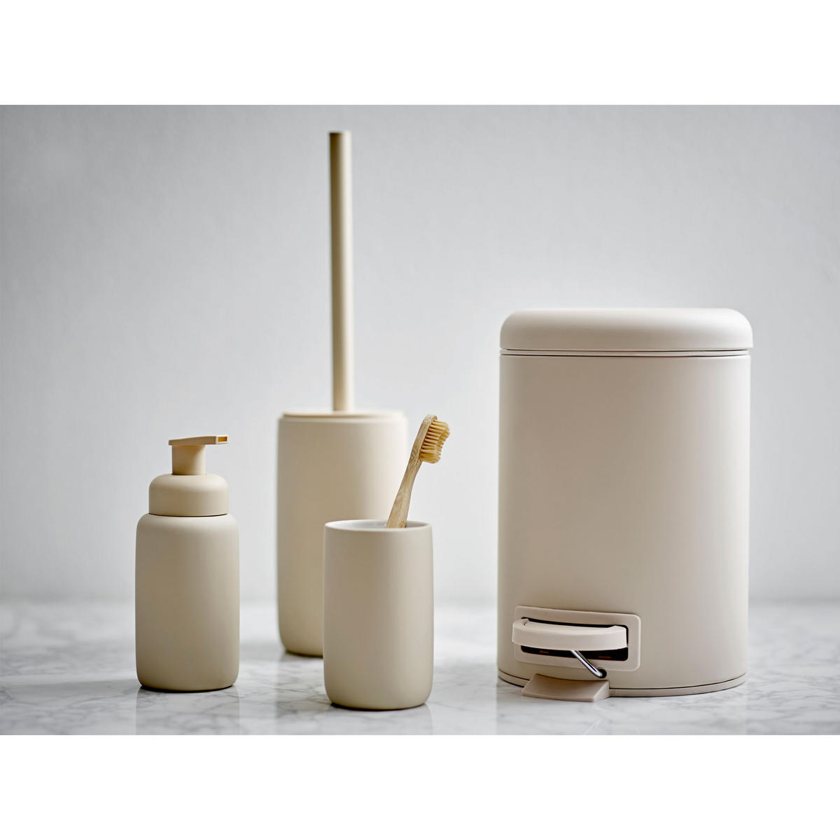 TOILETTENBÜRSTE Mono Beige - Beige, Textil (10.7/29.3/10.7cm) - Södahl