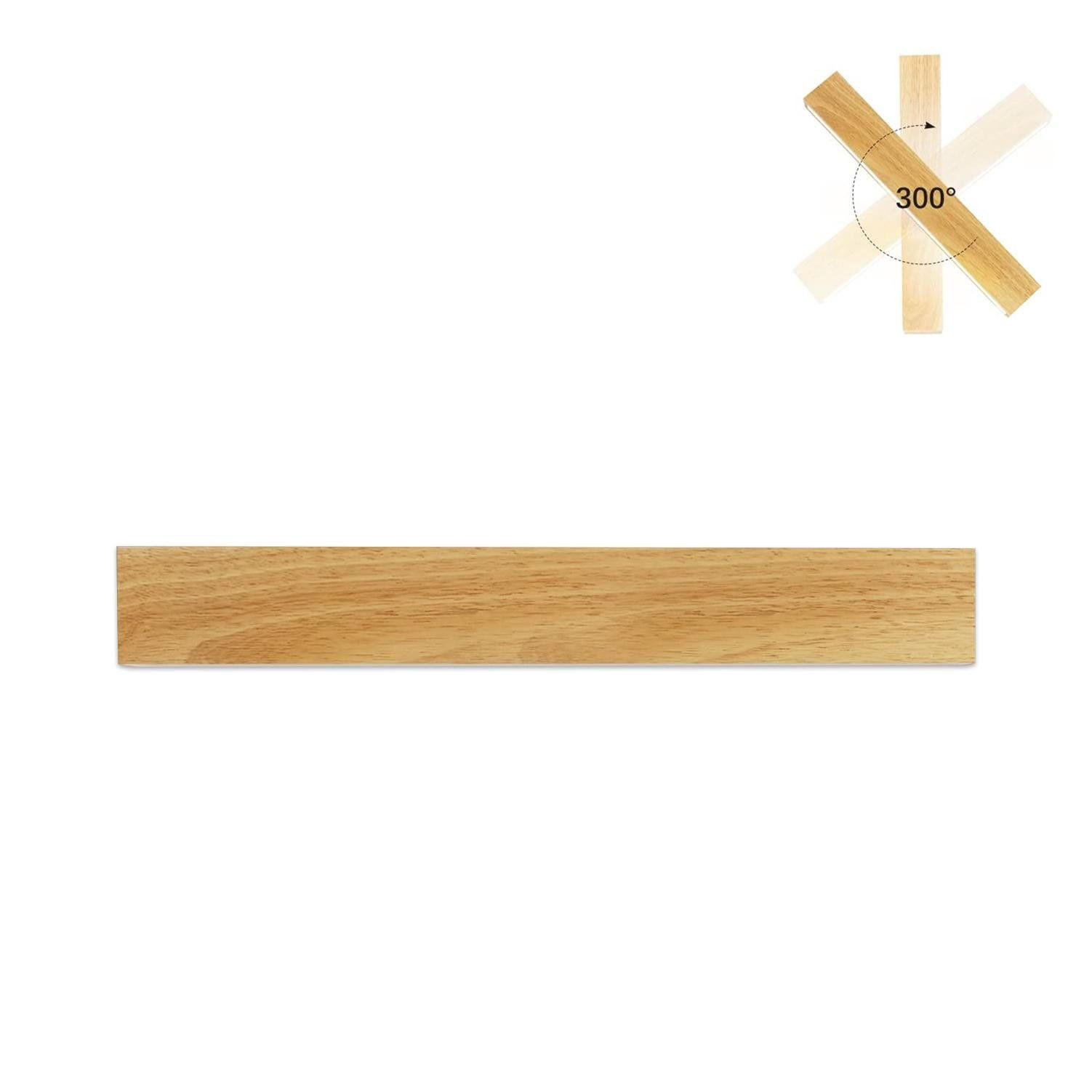 LED-WANDLEUCHTE Radiosity 52/8/6.5 cm - Braun, Holz (8/6.5/52cm) - ZMH
