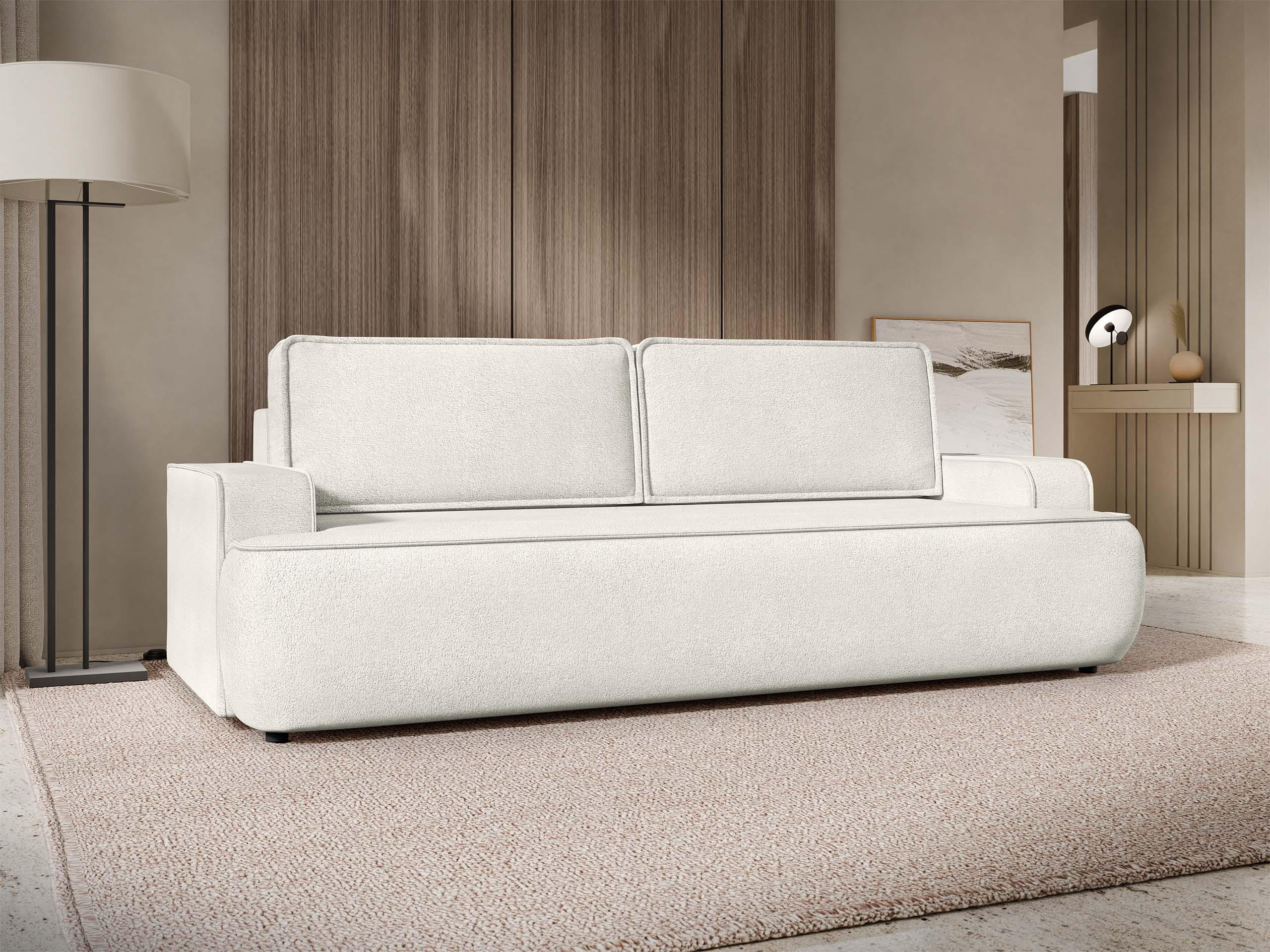 SCHLAFSOFA Mono - Hellbraun/Schwarz, Holz/Kunststoff (248/94/110cm) - MIRJAN24