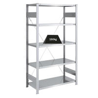SCHWERLASTREGAL Silver Mamba 200x100x50cm 5 Ebenen je 150kg Fachlast Verzinkt - Silberfarben, Metall (100/200/50cm) - PROREGAL