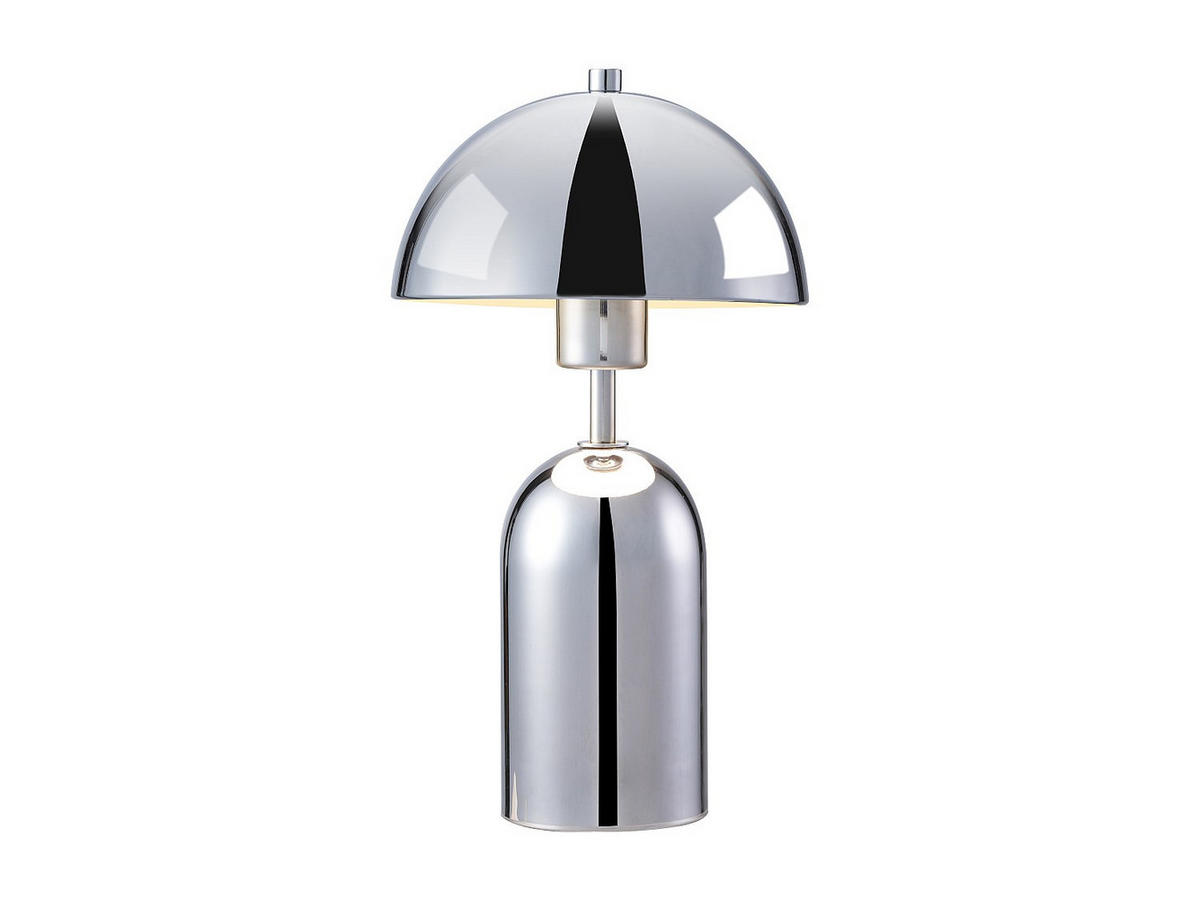 TISCHLAMPE - 20 cm x 20 cm - metall - silberfarben Tanta - Silberfarben, Metall (20/20/35.5cm) - Vente-Unique