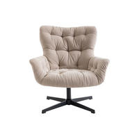 SESSEL mit gerader Rückenlehne - 1 Person - Stoff - Beige - - Beige, Textil (83/87/83cm) - Vente-Unique