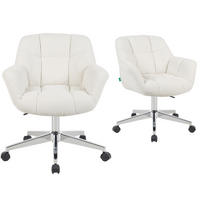 BÜROSTUHL Mika-Nio - Chromfarben/Creme, Textil/Metall (65/78/66cm) - DUBI Möbel