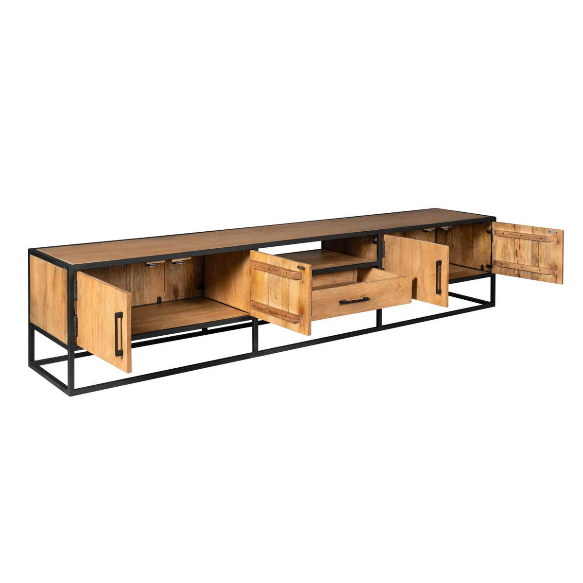 TV-MÖBEL Denver Braun 45/240/50 cm - Braun, Holz (240/50/45cm) - Starfurn