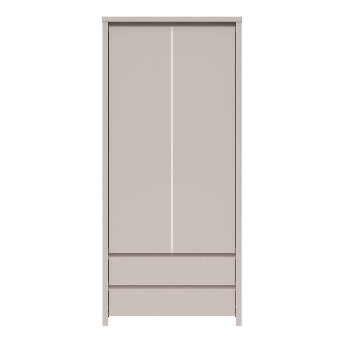 SCHRANK 2 Türen Soren Kaschmir - Beige, Holzwerkstoff (90/200.5/55.5cm) - Petits-meubles