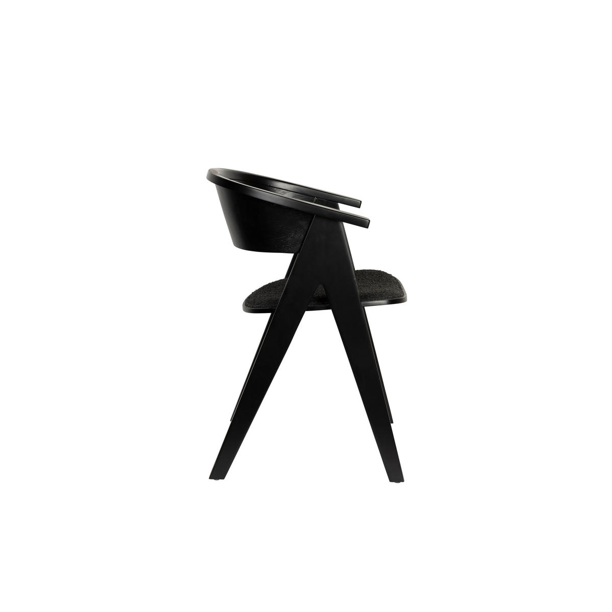 ESSZIMMERSTUHL NDSM Schwarz - Schwarz, Holz (59/79/54cm) - Zuiver