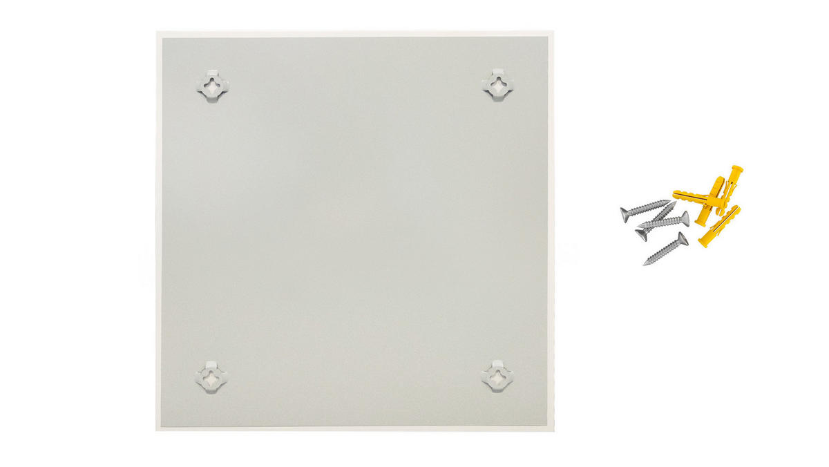 GLASBOARD - Schwarz 50x50cm - Schwarz, Glas (50/50/0.7cm) - ALLboards