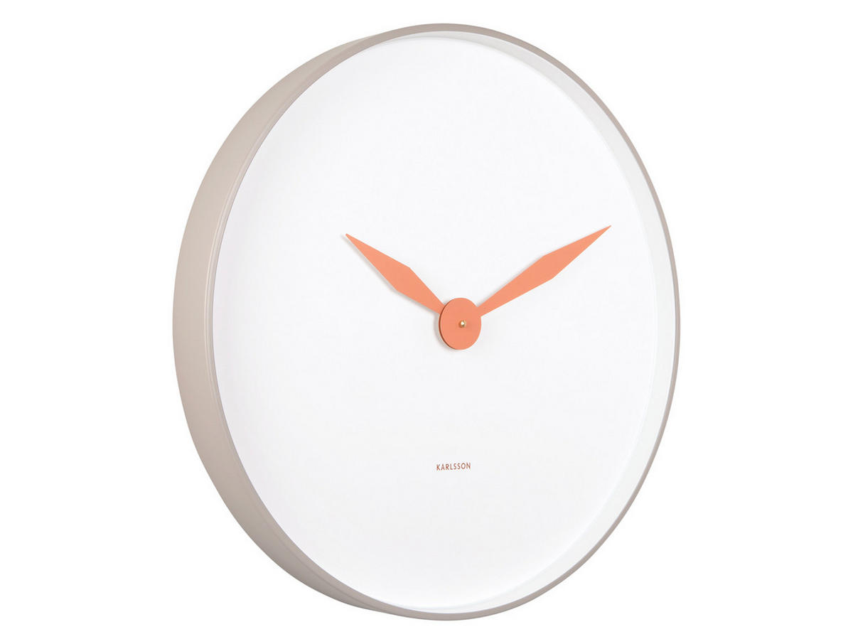 WANDUHR Albatross Ø50 cm - Grau, Metall (50/50/5.5cm) - Karlsson