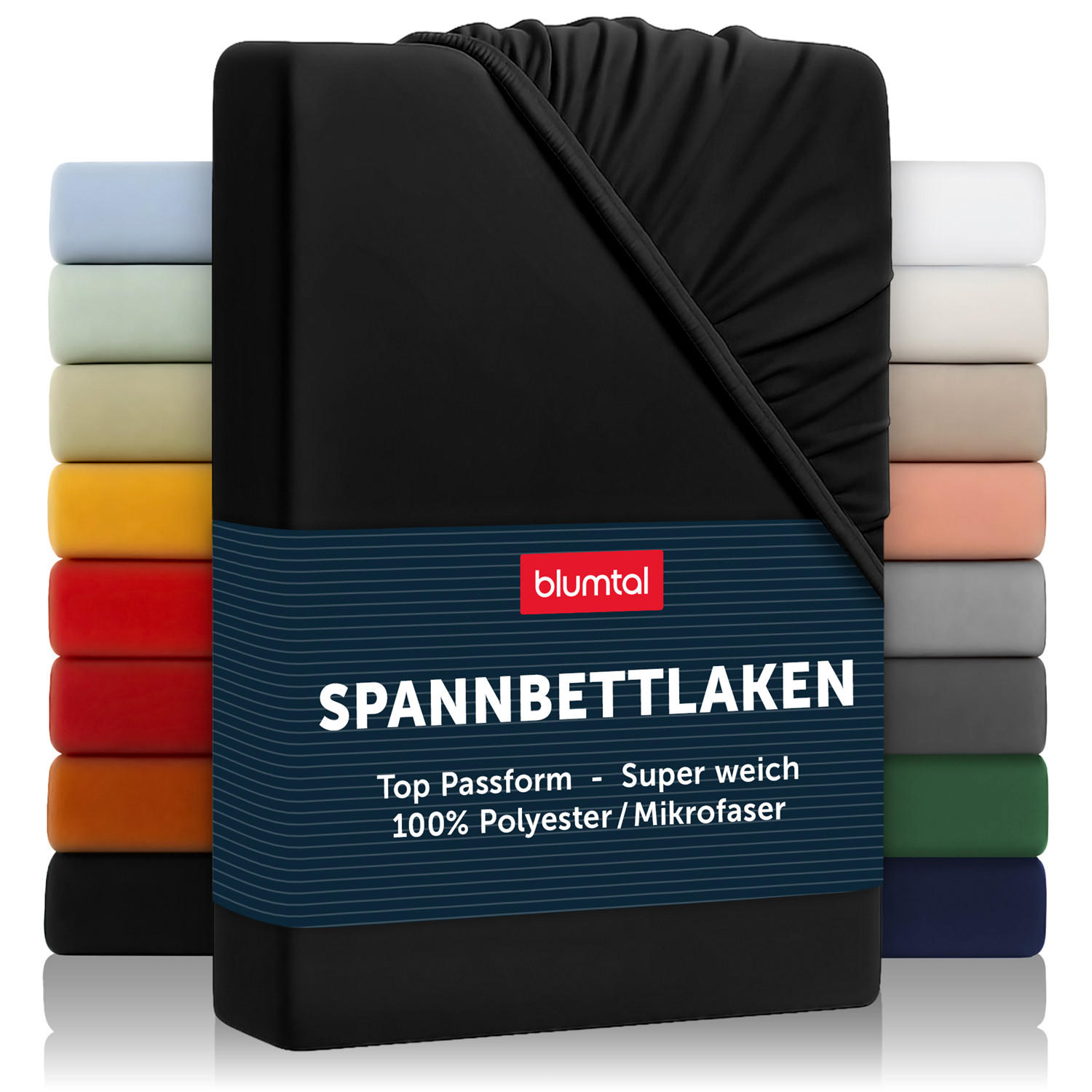 SPANNBETTLAKEN 80/200/30 cm Schwarz - Schwarz, Textil (80/200cm) - Blumtal