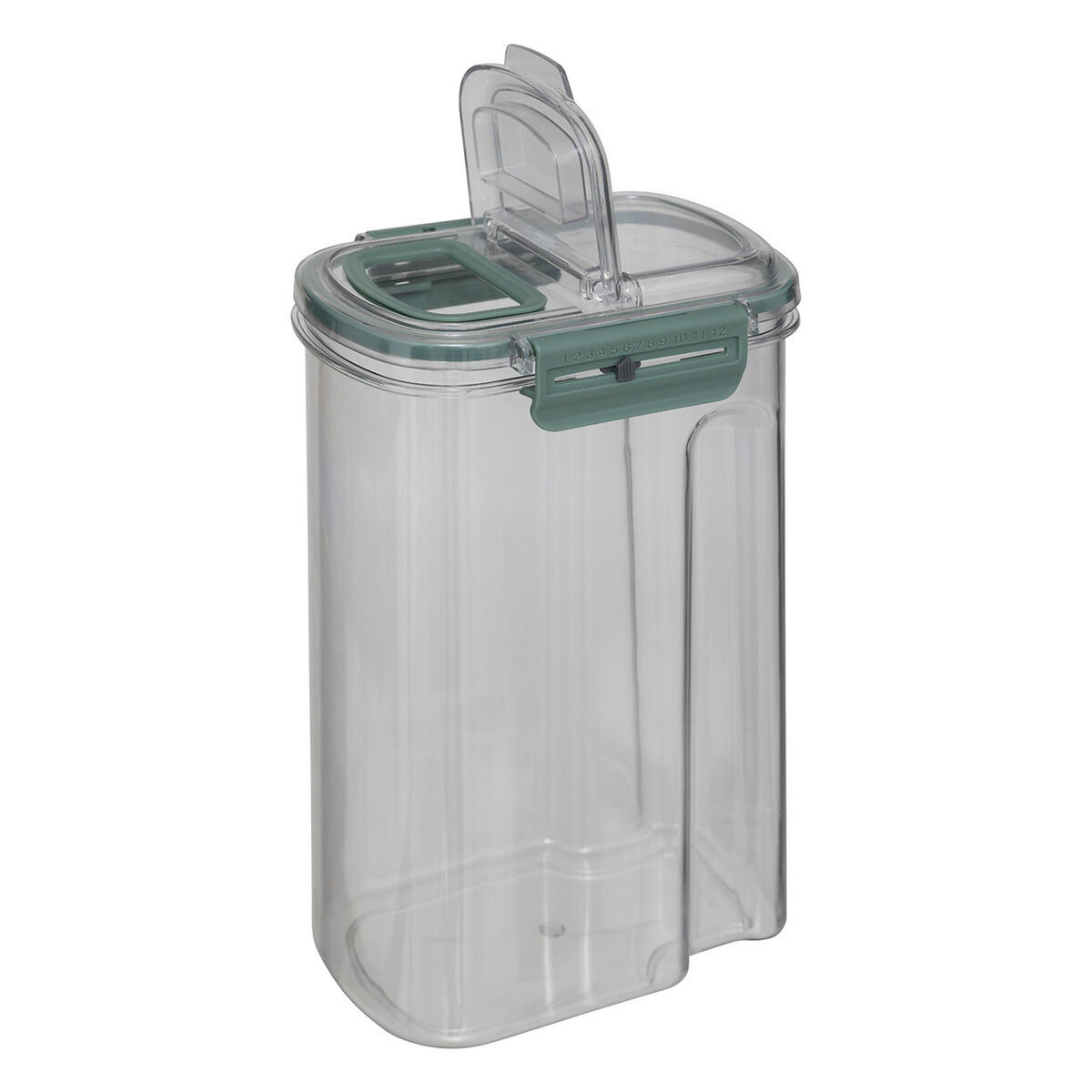 VORRATSDOSE Neo, Kunststoff, 1.6 L - Transparent, Kunststoff (10.6/22.4/14.2cm) - 5five Simply Smart