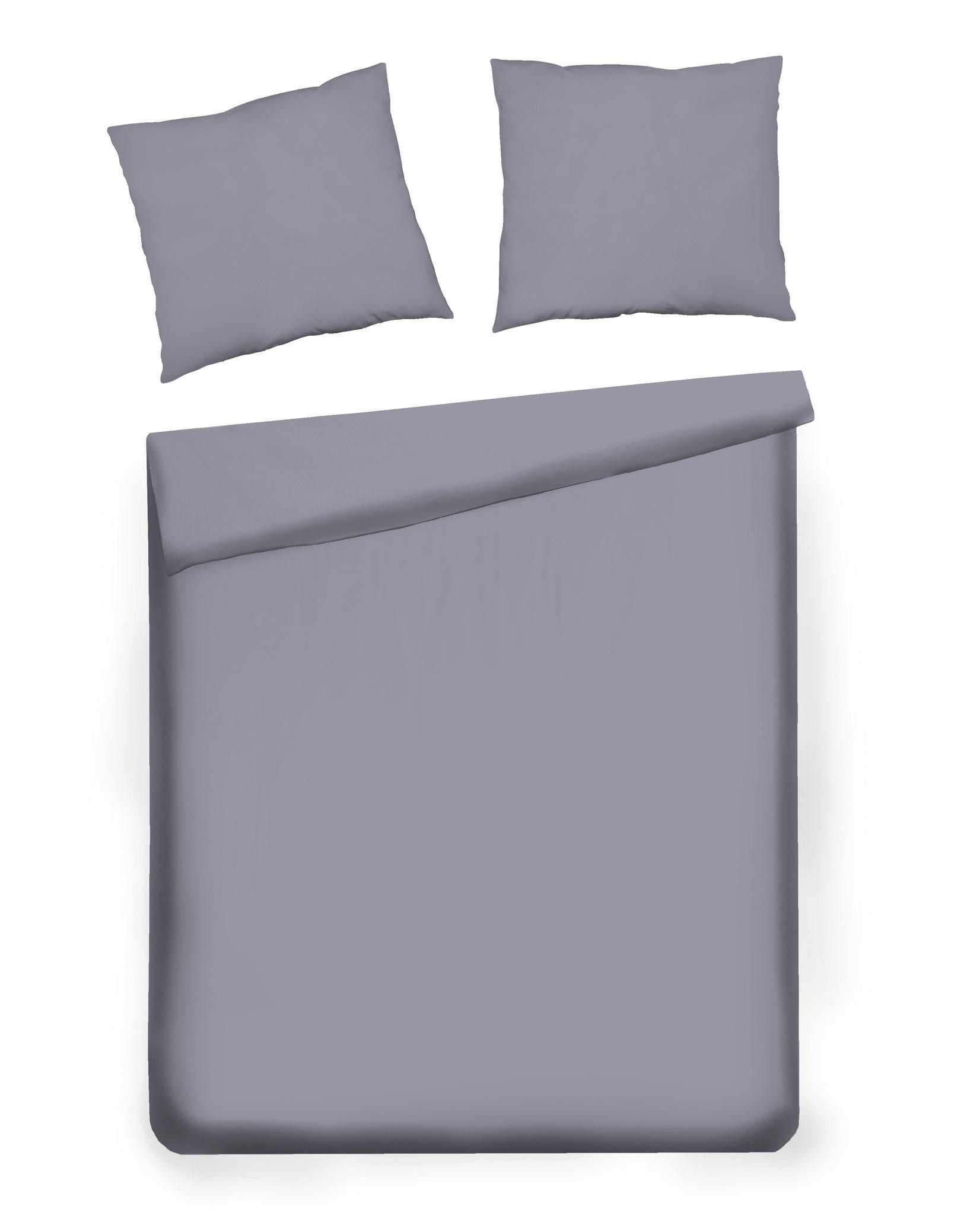 BETTWÄSCHE Satinette - Violett, Textil (160/200cm) - home&you
