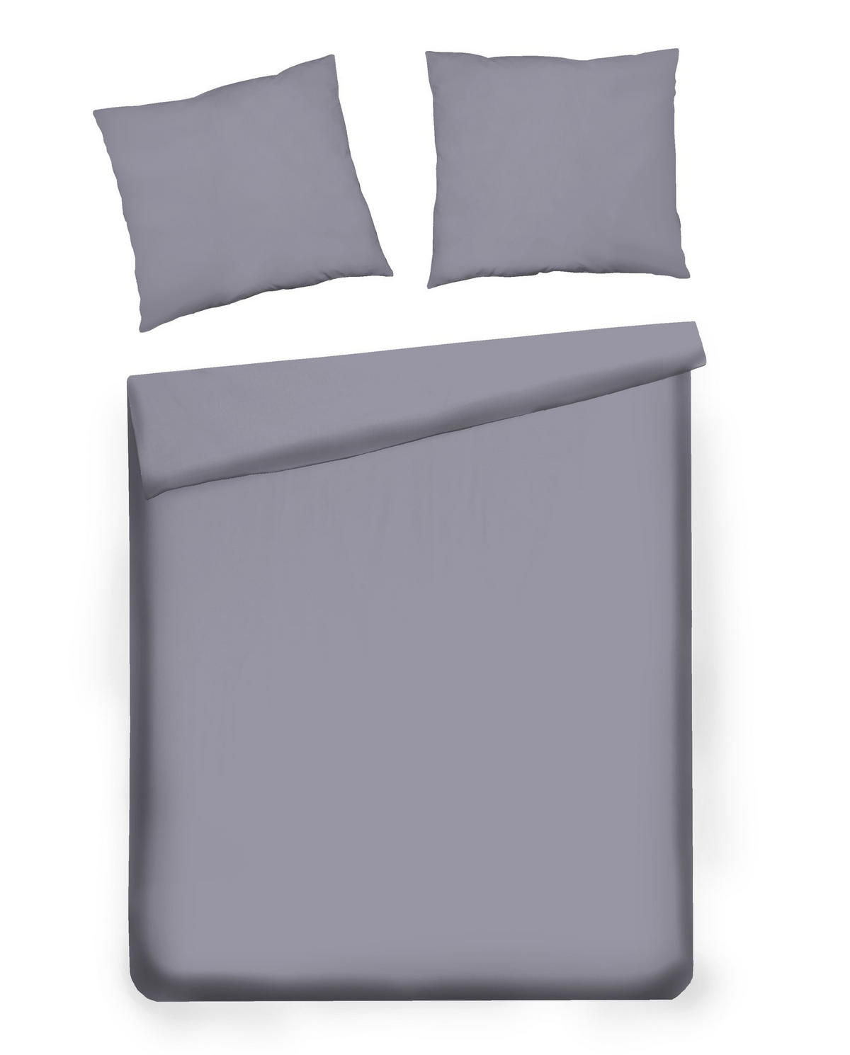 BETTWÄSCHE Satinette - Violett, Textil (160/200cm) - home&you