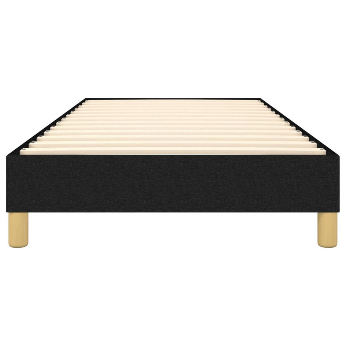 POLSTERBETT Quinn 100/203 cm - Schwarz, Holzwerkstoff (100/200cm) - Nettlife
