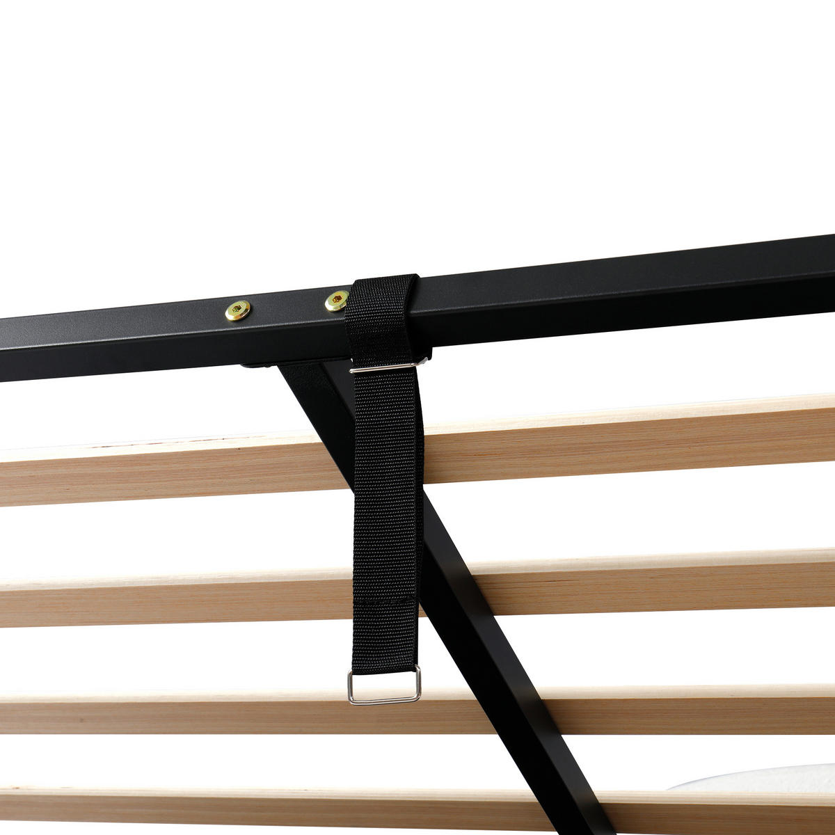 POLSTERBETT aus Schleife 180x200 cm in Weiß mit Stauraum & Lattenrost - Weiß, Textil (180/200cm) - Modfu