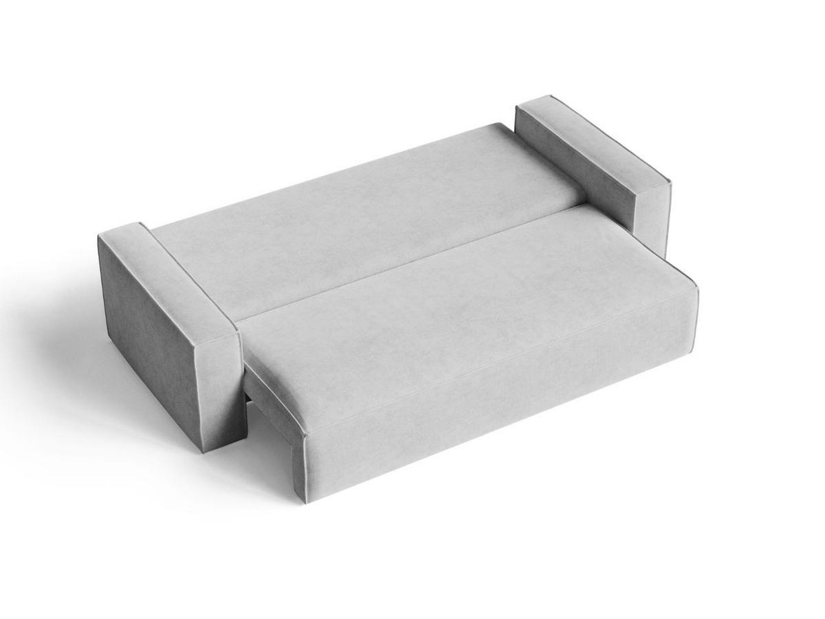 SOFA 230/90/70 Hellgrau Sivra - Hellgrau, Kunststoff/Textil (230/70/90cm) - Graingold