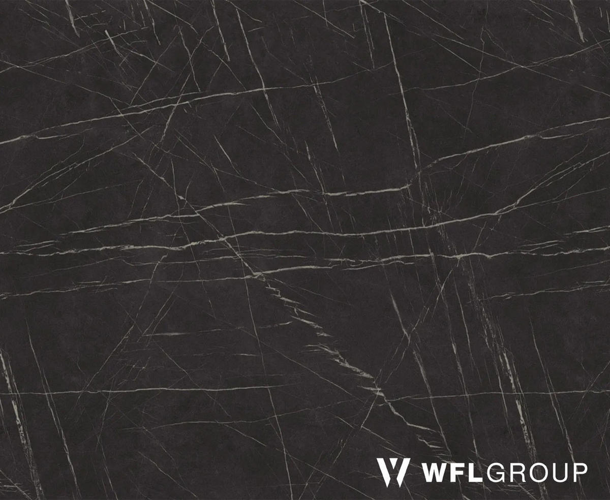 ESSTISCH Colter Weiß rechteckig ausziehbar, Marmor Schwarz 140-240/80/76 cm - Anthrazit/Weiß, Holzwerkstoff/Metall (140/80/76cm) - WFL GROUP