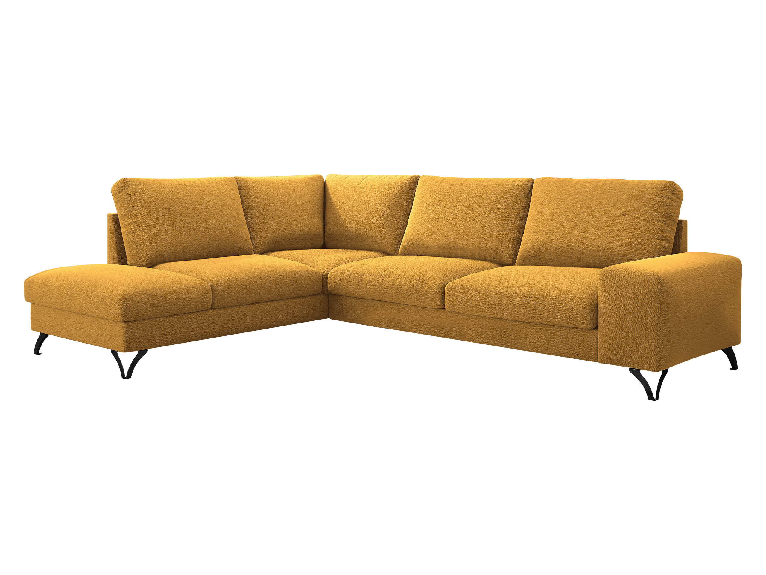 Mirjan24 Ecksofa Gelb 285x214 cm