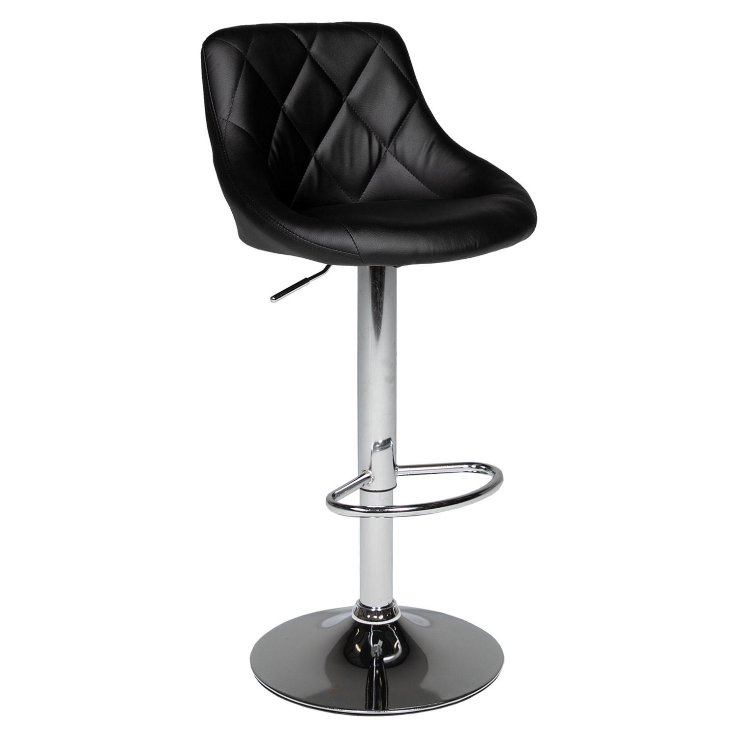 BARHOCKER Jasper Schwarz - Schwarz, Kunststoff (46/106/48cm) - Happy Garden