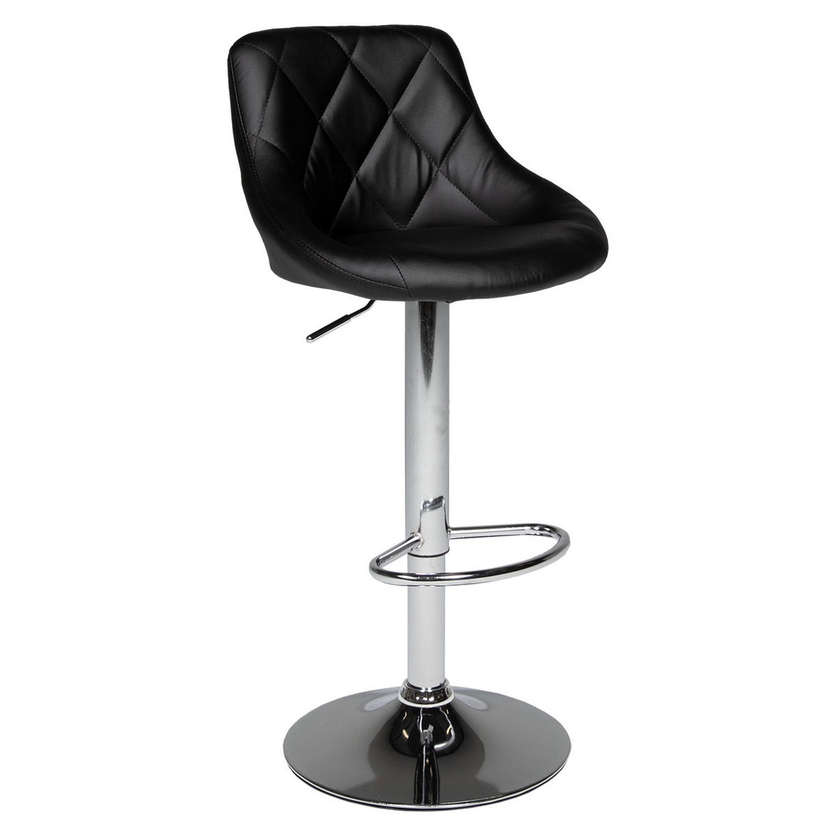 BARHOCKER Jasper Schwarz - Schwarz, Kunststoff (46/106/48cm) - Happy Garden
