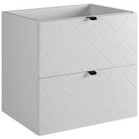 WASCHBECKUNTERSCHRANK Weiß matt 60/46/60 cm - Weiß, Holzwerkstoff (60/60.7/46cm) - Rodan