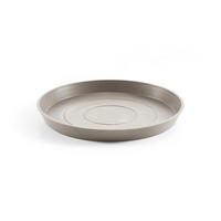BLUMENTOPFUNTERSETZER rund 50,5/50,5/3,5 cm Taupe - Taupe, Kunststoff (50.5/3.5cm) - Ecopots