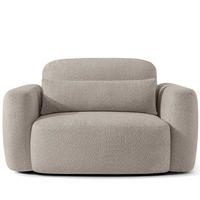 SESSEL ELOSA - Grau, Holz/Textil (145/85/115cm) - KONSIMO®