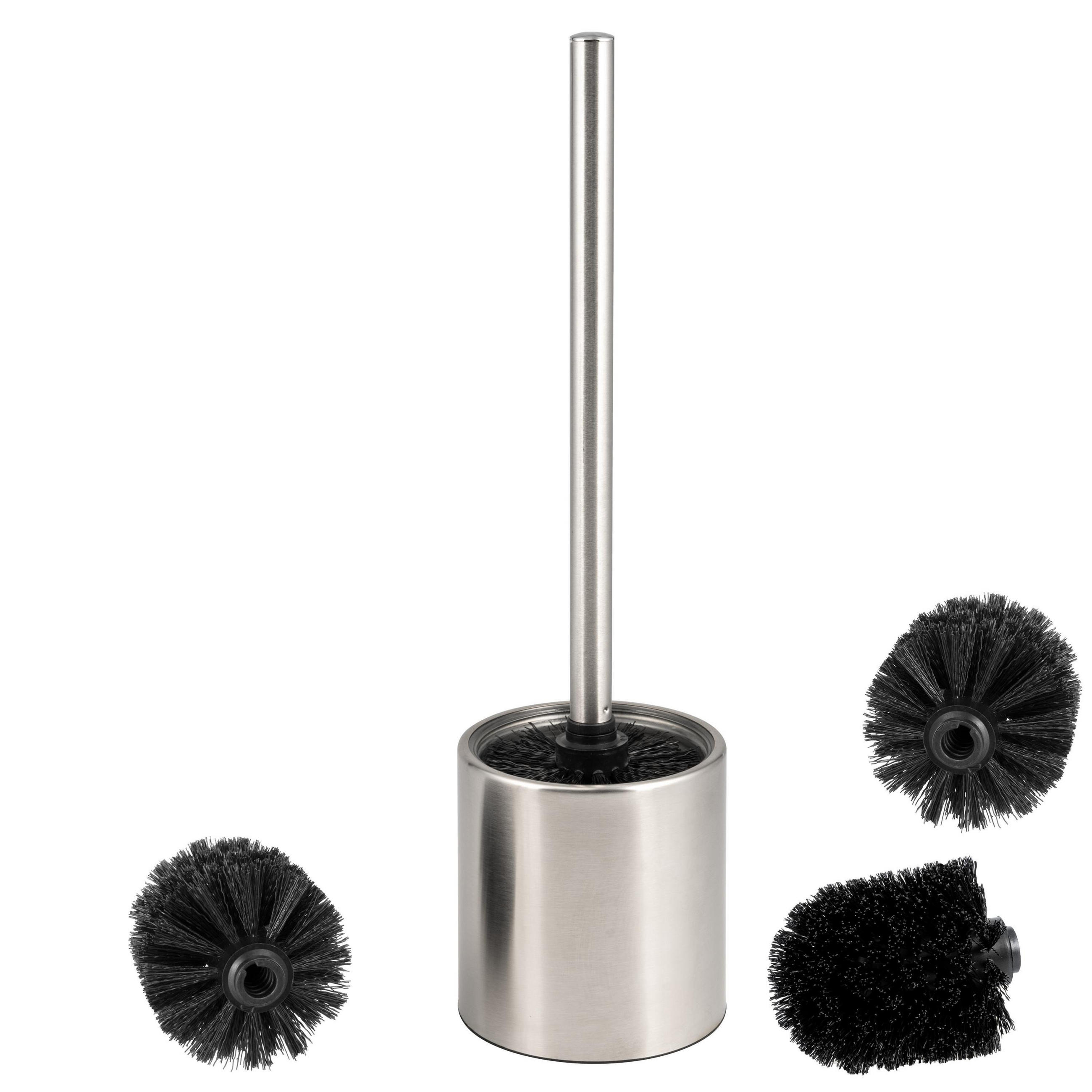 WC-GARNITUR TIRANO, Edelstahl - Edelstahlfarben, Metall (10/37/10cm) - bremermann