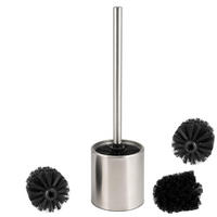 WC-GARNITUR TIRANO, Edelstahl - Edelstahlfarben, Metall (10/37/10cm) - bremermann