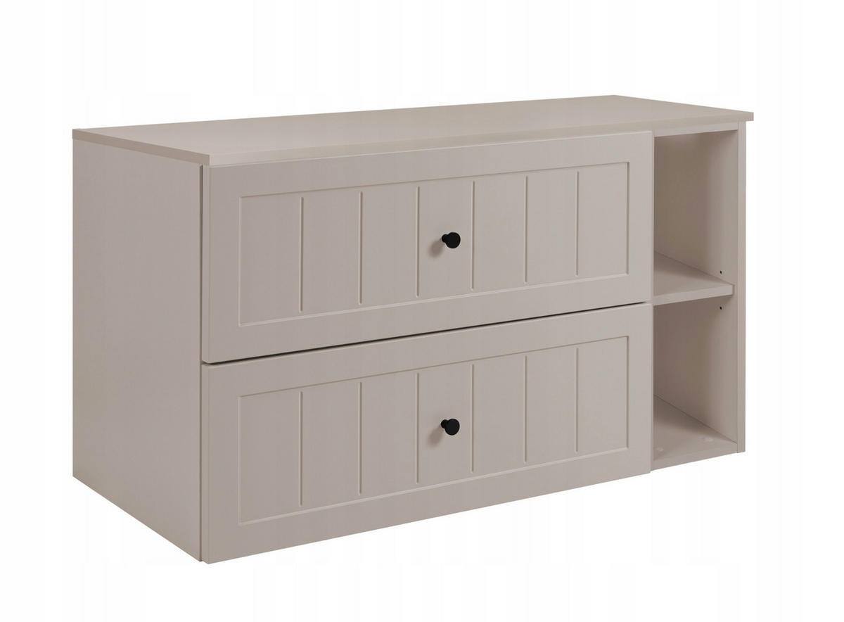 WASCHBECKUNTERSCHRANK GUSTO 100 cm mit Arbeitsplatte Farbe: Kaschmir mit einem Regal Kaschmir - Kaschmir, Holzwerkstoff (100/58/46cm) - Rodan