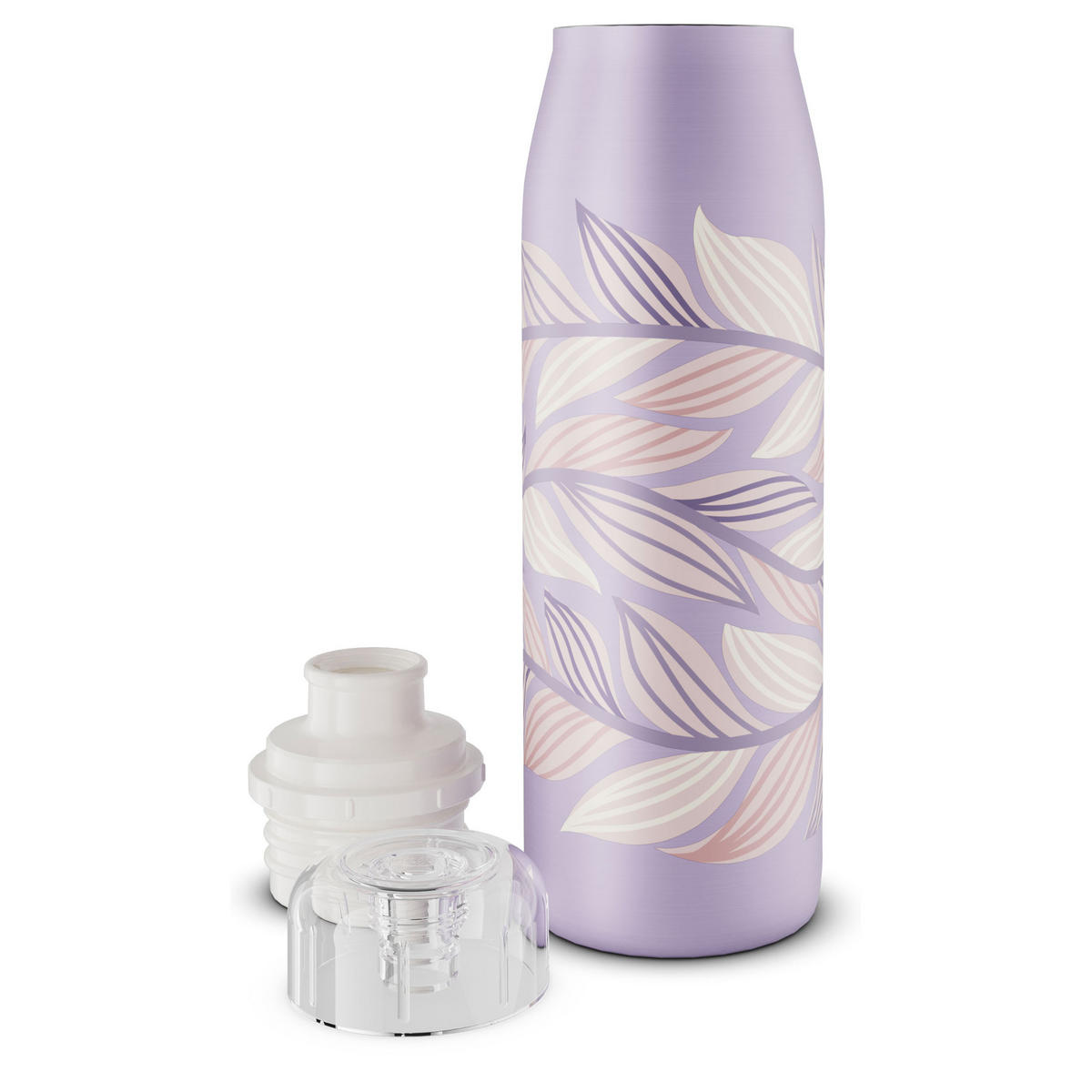 ISOLIER-TRINKFLASCHE KIDS ISO BOTTLE leaves 0.5 L - Flieder/Multicolor, Metall (0.5L) - Alfi
