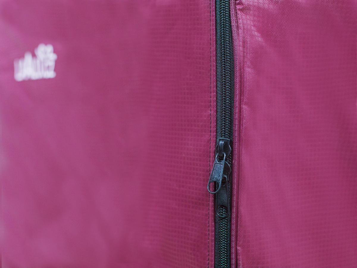 LAALU AUFBEWAHRUNGSBOX für Weihnachtsschmuck und Dekorationen mit Rädern und Schubladen, luxuriös, 120 Stück - Rot, Textil/Metall (0.01/1/0.01cm) - LAALU