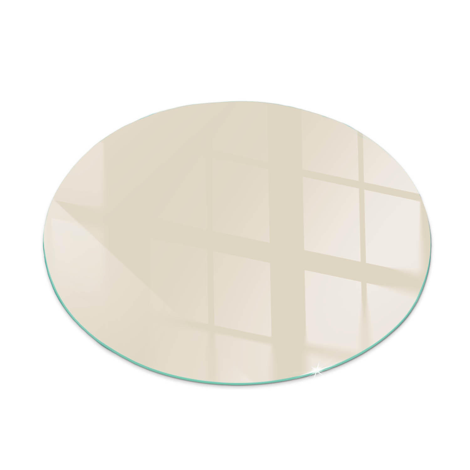 ArtPrintCave Glasplatte Gelb 60x60x0.4 cm