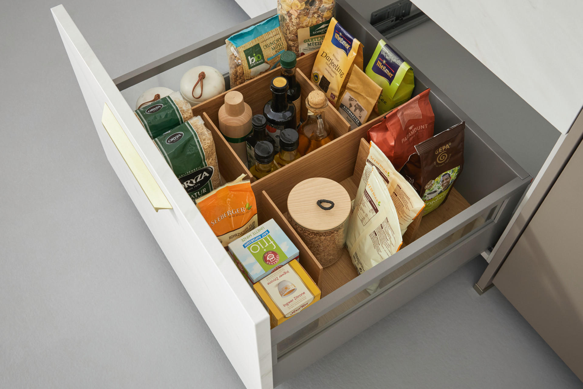 Schublade für Vorräte