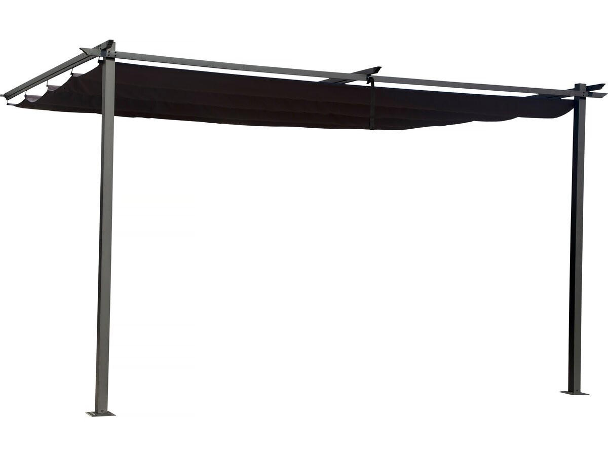 PERGOLA - MARKISE Grau - Grau, Metall (290/231/395cm) - Habitat Garten